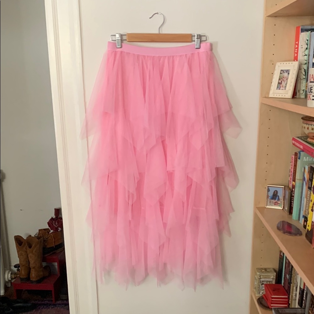 Tulle maxi skirt